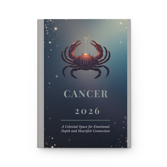 Cancer 2026 Zodiac Journal | Cancer Birthday Gift | Meditation & Self Care Journal