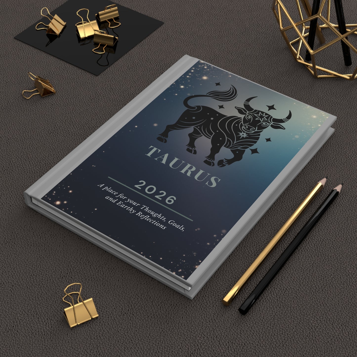 Astrological Taurus Hardcover Journal 2026