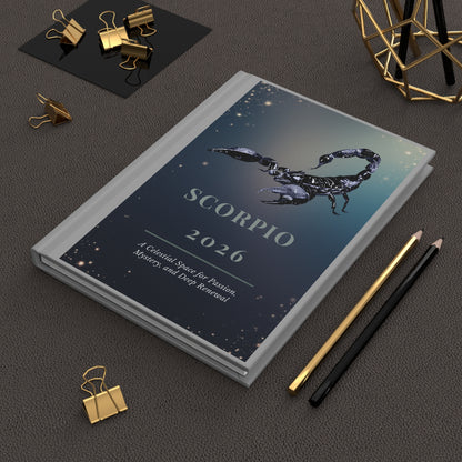 Astrological Scorpio Hardcover Journal 2026