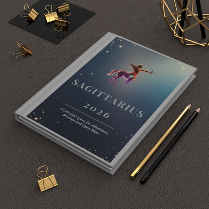Astrological Sagittarius Hardcover Journal 2026