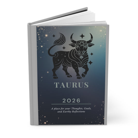 Astrological Taurus Hardcover Journal 2026