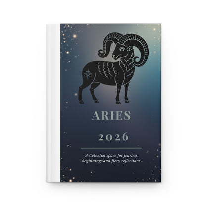 Astrological Aries Hardcover Journal 2026